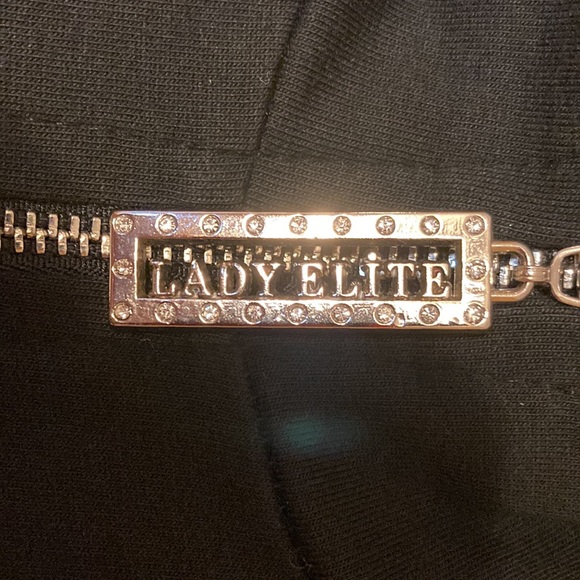 Lady Elite blingstone embellished belted jumpsuit. Never worn. One of a kind - Picture 3 of 6